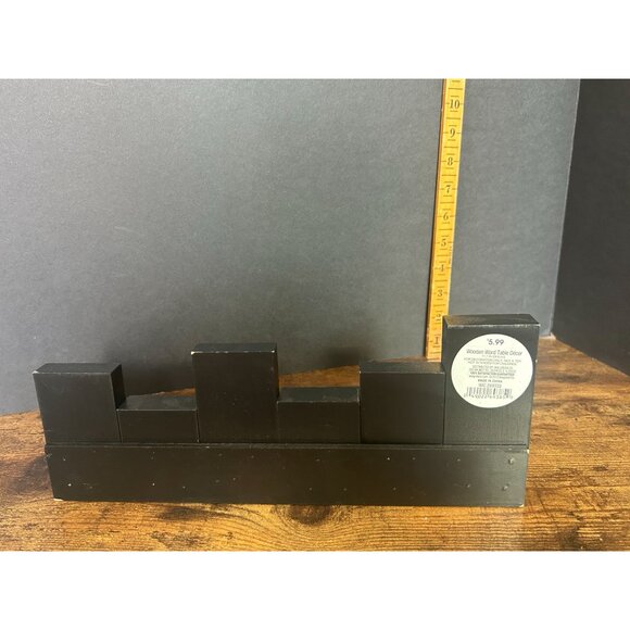 Halloween Wooden "Beware" Table Decor - Picture 2 of 4